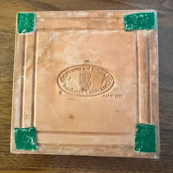 Mackenzie-Childs Vintage Tile Trivet - Picture 3 of 4